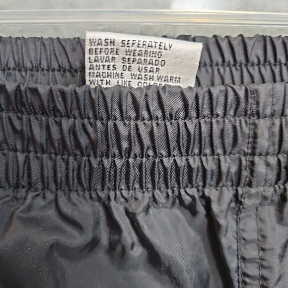Pinnacle Mens XL Nylon Pants Breakaway Snap Sides Black Outdoor jogger style - Picture 8 of 12